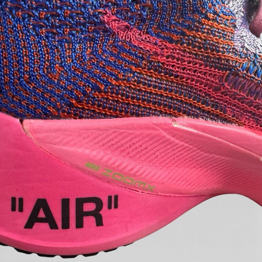 OFF-WHITE x NIKE Air Zoom Tempo NEXT% Pink Glow CV0697-400 NWOB Size 11 - Picture 11 of 15